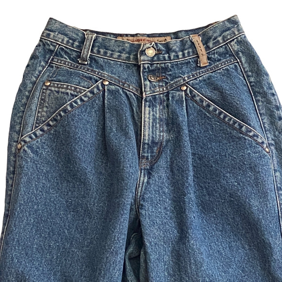 Levis Vintage 900 Series Woman's Size 27 Inch High Waist Double Button Fly Jeans - Picture 7 of 16